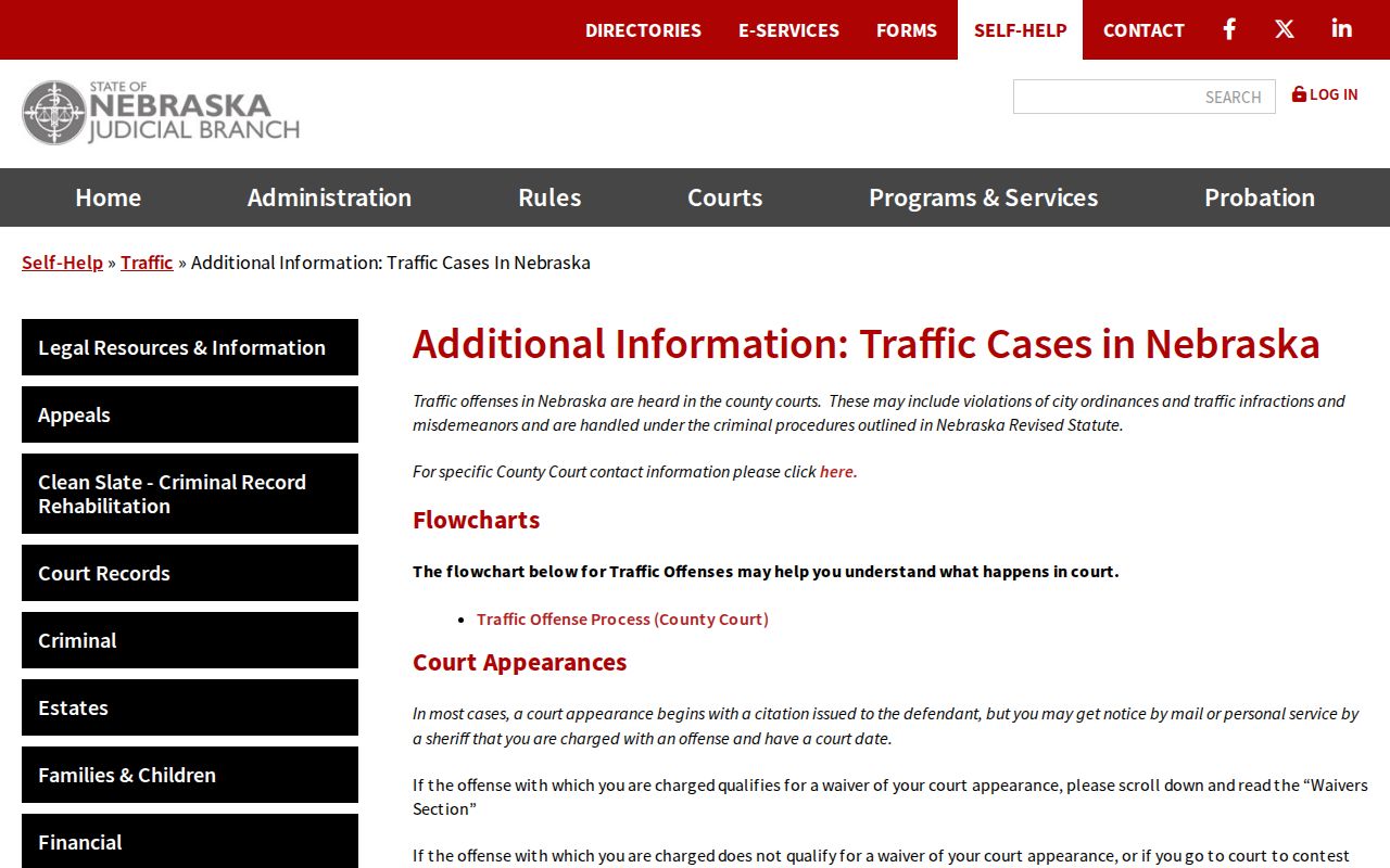 Kimball County traffic ticket court record and contest information